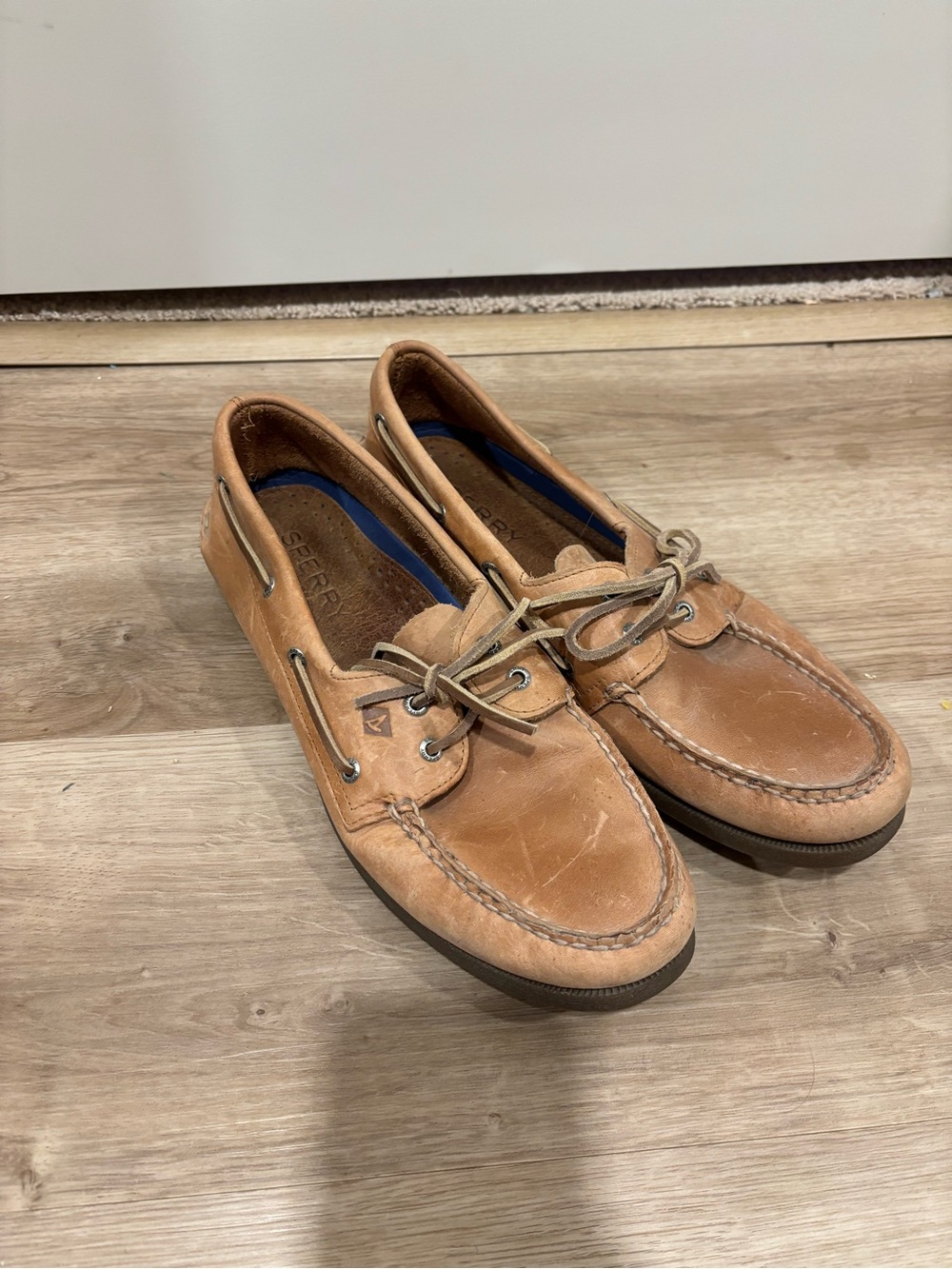 Sperry Chestnut Leather 2-Eye Boat Shoes